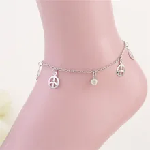 Европейский и американский Летний Стиль ноги украшения Ретро Металл выдалбливают аксессуары блеск варежки ножной браслет