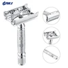 BAILI Butterfly Double Edge Safety Razor Stainless Wet Shaving Shaver for Beard Barber Men Women with Travel Case & Blade BR179T 3