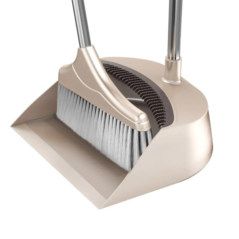 Broom Set Combination Household Soft Hair Scraping Ground Scraping Bathroom Sweeping Broom Shovel Adjustable Pole