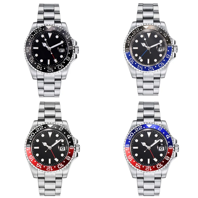 GMT Master II часы Мужские автоматические механические 40 мм 116710 mingzhu 3804 сапфир поворотный керамический ободок военные наручные часы