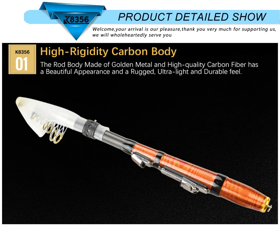 K8356 99% Carbon Mini Portable Telescopic Fishing Rod 1.2M 1.5M 1.8M 2.1M Spinning Fishing Tackle Ultra Short Sea Rod Hand Pole (10)