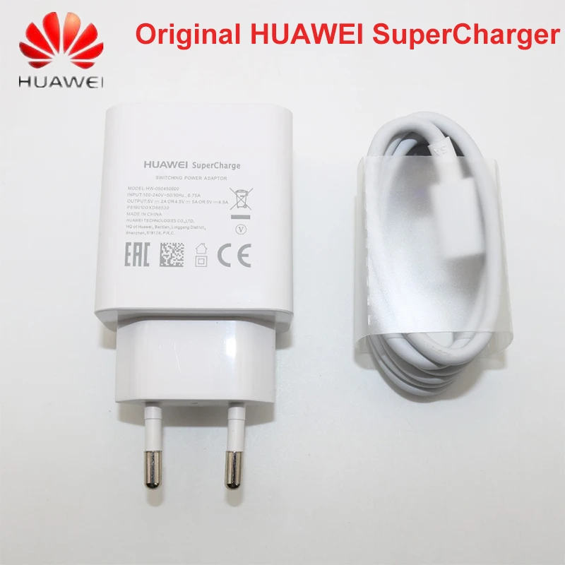 Оригинальное быстрое зарядное устройство Huawei Supercharge Mate 9 10 20 P10 Plus P20 Pro Honor V20 4 5v5a USB 3