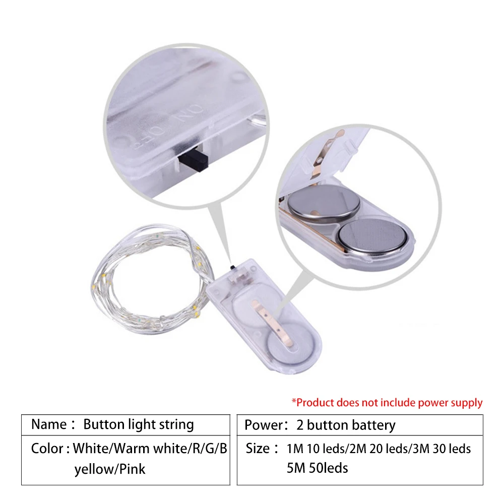 Enchanting Copper Wire LED Fairy String Lights for Festive & Cozy Decor - USB & Battery Powered