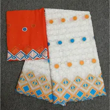 Швейцарские кружева ткань из Дубая, цветные ткани белого цвета в нигерийском стиле кружевной ткани Высокое качество Африканское швейцарское кружево ткань 5+ 2 м