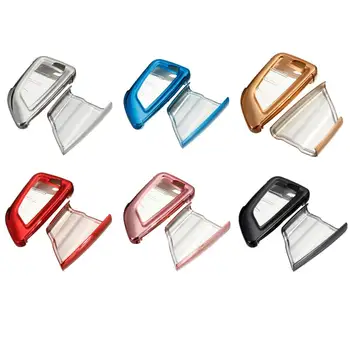 

New Car Key Case Key Cover Key Shell Protector for BMW X5 F15 X6 F16 G30 7 Series G11 X1 F48 F39 PC+TPU Car Key Case Accessories