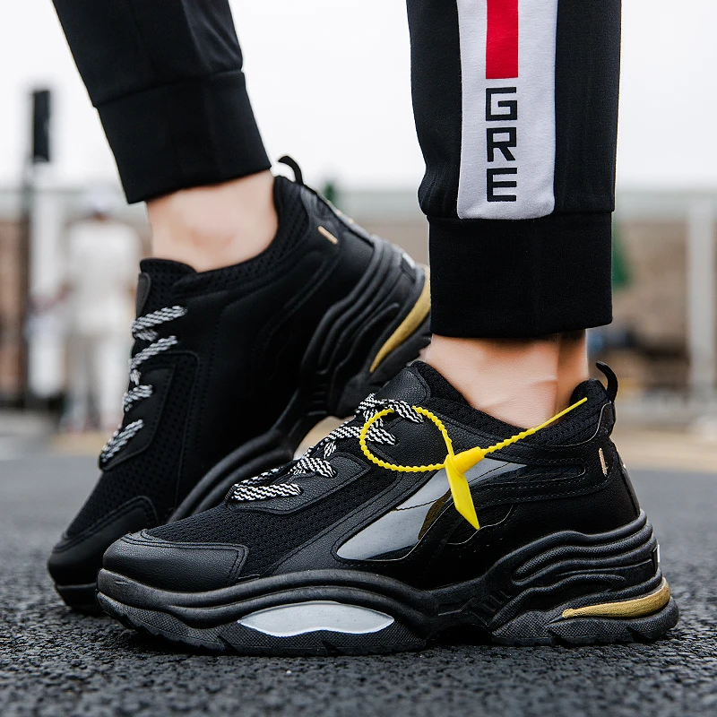2019 New Arrival Shoes Men Breathable Comfortable Casual Fashion Mesh Lace Up Wear-Resistant Sneakers | Обувь