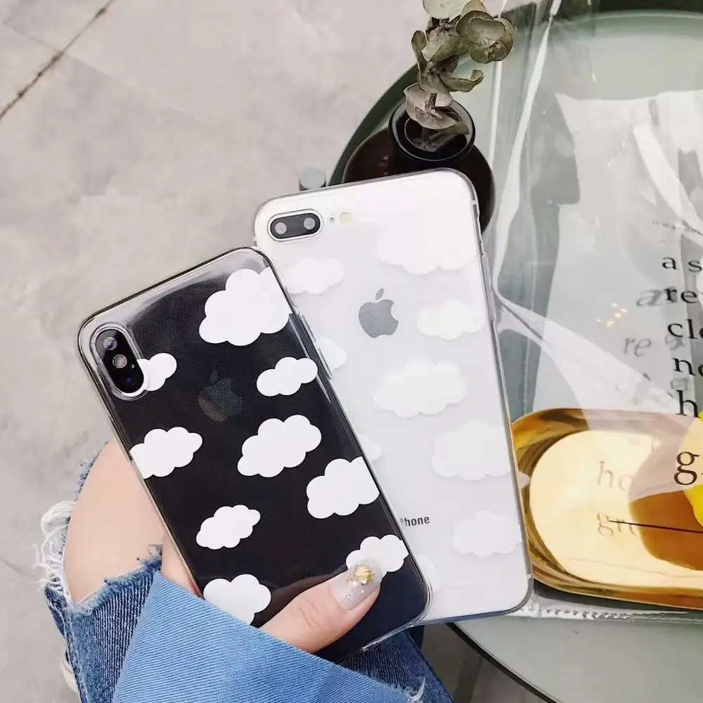 Мягкие Мультяшные из ТПУ Прозрачный чехол для Apple iphone 7 8 plus 11 pro max XR XS Max |