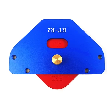 

Woodworking Wood Panel Radius Quick-Jig Bevel R Round Arc Positioning Template Round Corner for Trimming Engraving Machine