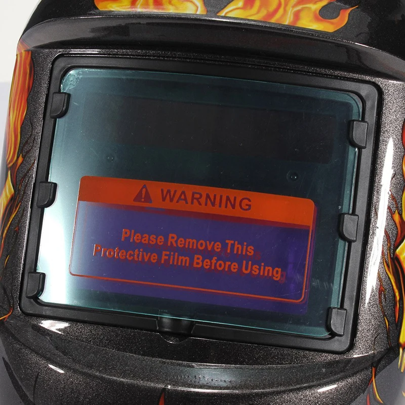 

Automatic solar welding helmet welding solar welding mask Flame Skull