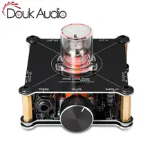 Douk аудио hi-fi мини класс A 12AU7 трубка мульти-гибридный усилитель для наушников Стерео предусилитель маленький медведь P10 домашний усилитель