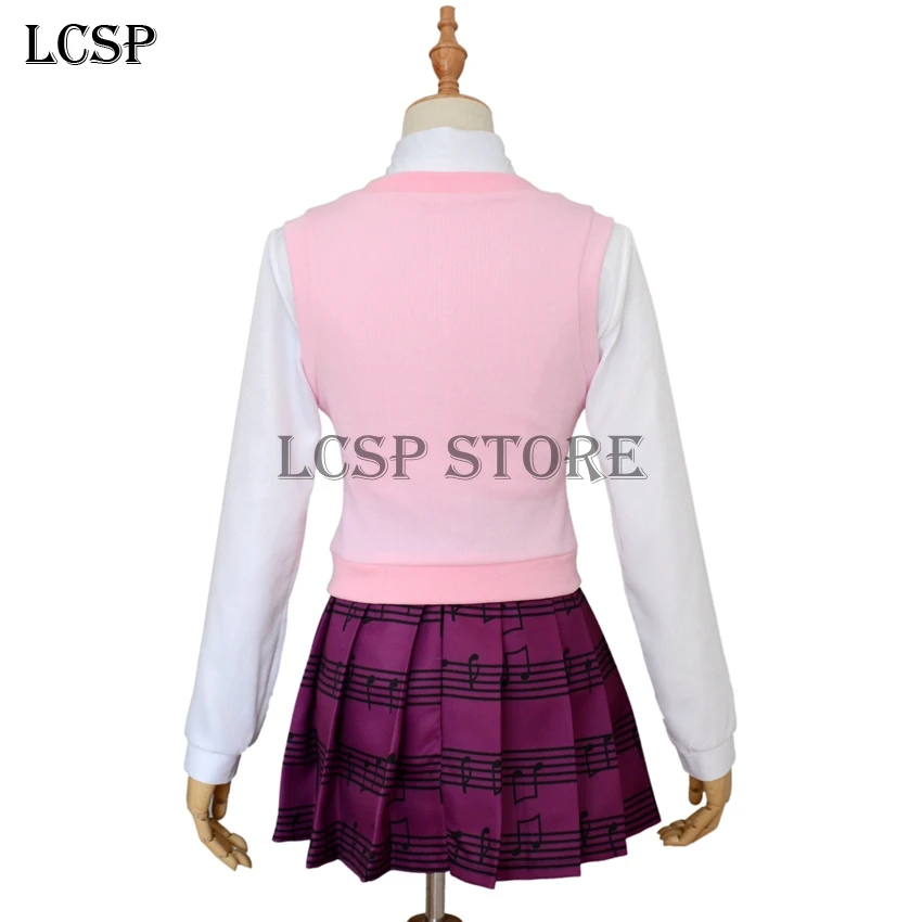 LCSP игра Новинка Danganronpa V3 Akamatsu kaede Косплей Костюм японского аниме Униформа полный