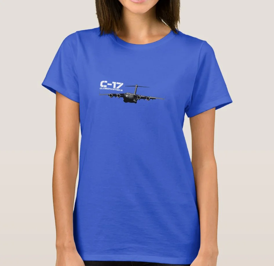 Женская футболка C 17 Globemaster III|Футболки| |