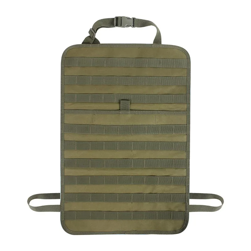 Molle 오거나이저 시트 커버 백, 다기능 카시트 백팩, 1000D 야외 사냥 포켓, 전술 액세서리
