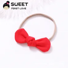 Прямые поставки, модал, для девочек, хлопок, полностью ручная работа, бант, аксессуары для волос, корейский стиль, детская супер мягкая резинка для волос