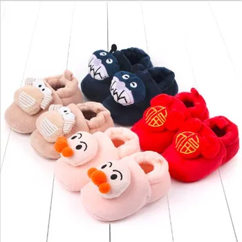 

Lovely Cartoon Baby Shoes Toddler Warm First Walkers Soft Sole Infants Winter Shoes For Boys Girls Boots