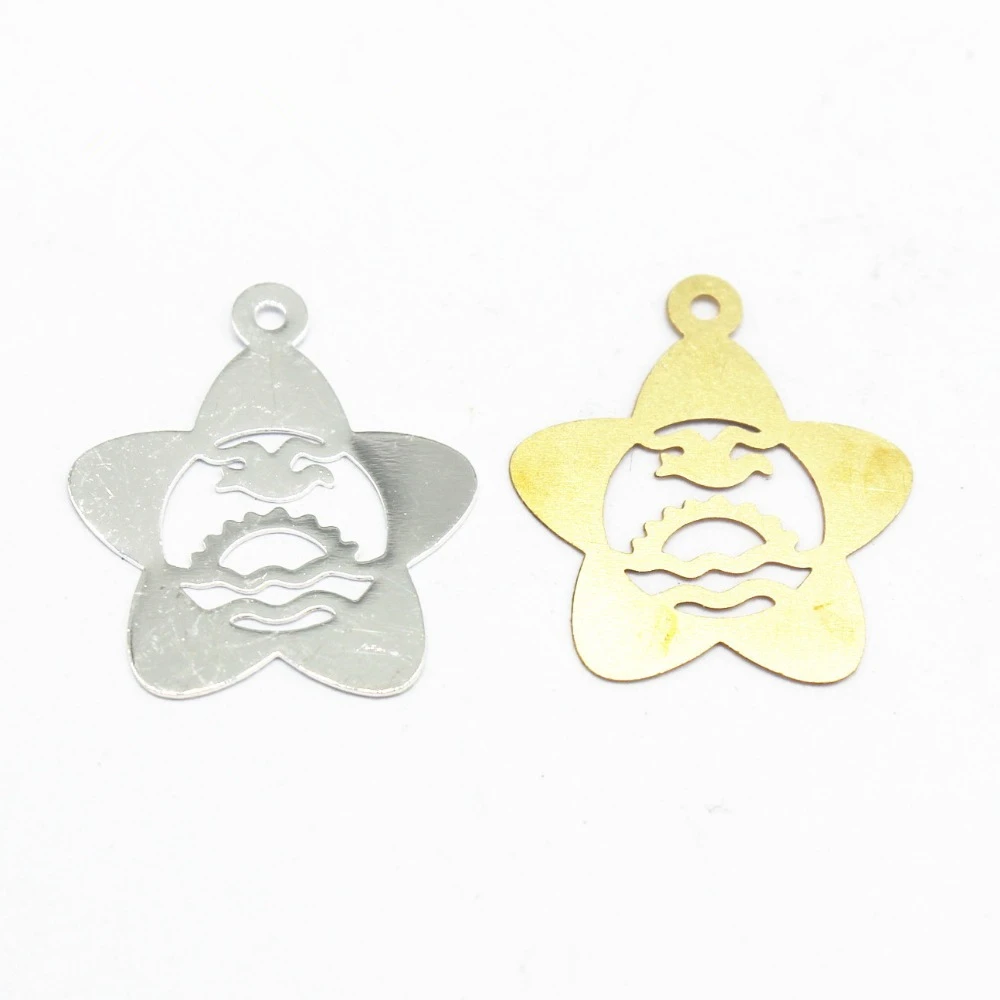 SEA-MEW-18-20mm-Copper-Sheet-Stars-Filigree-Pendant-Raw-Brass-Silver-Tone-Connectors-For-Jewelry (1)