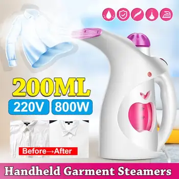 

200ML Handheld Fabric Steamer Fast-Heat 800W Powerful Garment Steamer for Home Travell Portable Steam Iron Mini Travel Steamer