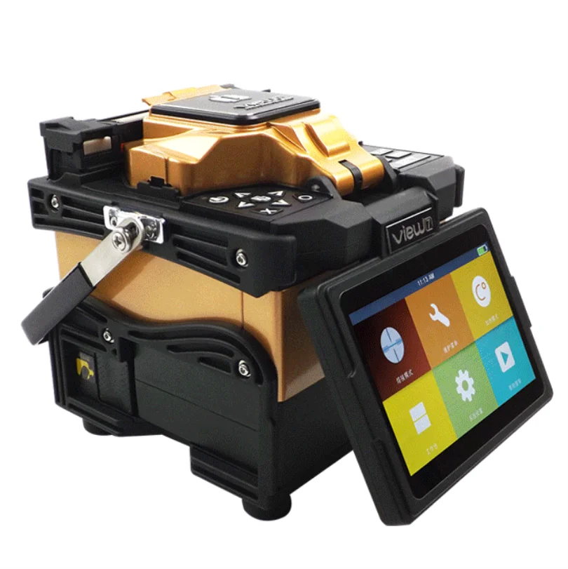View-7 FTTH fiber optic Fusion Splicer /INNO view fiber Splicing machine price with english menu BY DHL