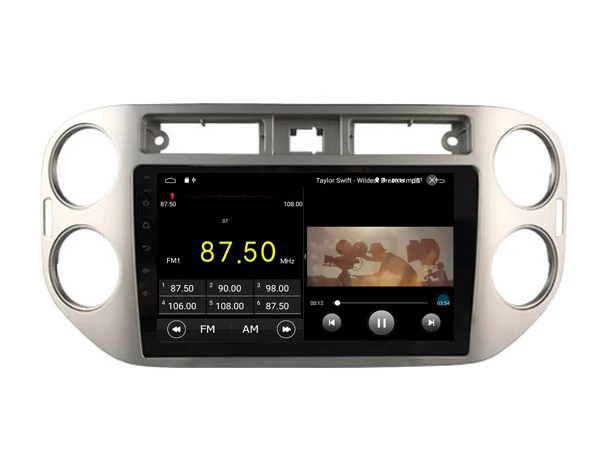 Top Built in 4G Lte car Intelligent navigation tape recorder 9.0 android car gps radio multimedia player for Tiguan 2013 2015 5