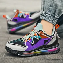 chunky colourful trainers