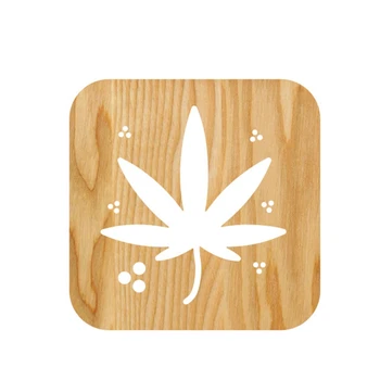

Wooden Maple Leaf Lamp Children's Night Light Kids Bedroom Decoration Warm Light LED USB Night Light for Children Gift