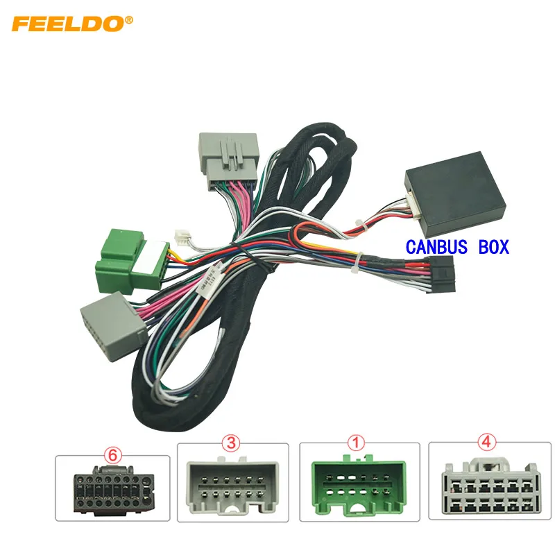 

FEELDO Car 16pin Audio Wiring Harness With Canbus Box For Volvo S80 99-06(1st Gen.) Aftermarket Stereo Installation Wire Adapter