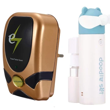 

28KW Power Saver Home Electricity US Plug & Handheld Fan, Mini Fan,Portable Misting Fan, USB Rechargeable Fan