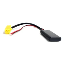 Bluetooth Audio Adapter Radio Bluetooth AUX-IN Wiring For Fiat Grande Punto Alfa Stereo MINI ISO 6 Pin