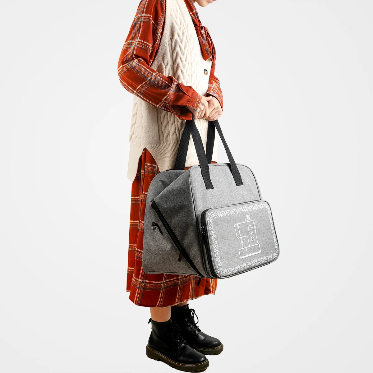 Sewing Machine Bag Storage Bag Tote Multi-functional Portable Travel Home Organizer Sewing Accessories