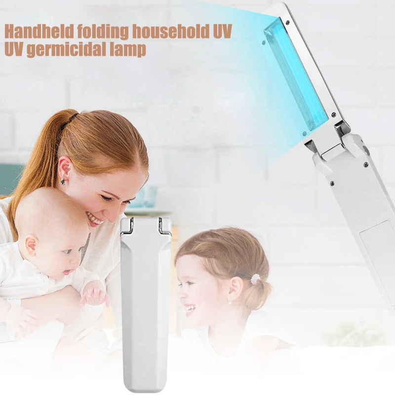 

Foldable Handheld Mini UV Light Portable Home Travel Ultraviolet Lamp Safe BM88