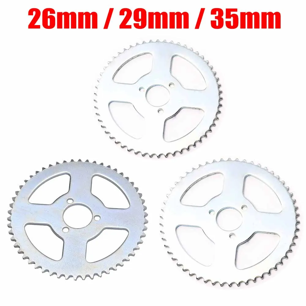 T8F 54T Chain Sprocket 26/29/35mm Rear Back Sprockets Cog For 2 Stroke 47cc 49cc 110cc 125cc 140cc Pocket Dirt Pit Bike Chopper