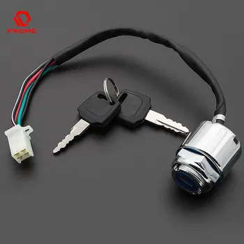 

12V Universal Motorcycle Scooter ATV Mope Ignition Switch Lock Keys Fit For Honda Yamaha Suzuki Kawasaki Ducati Aprilia KTM BMW