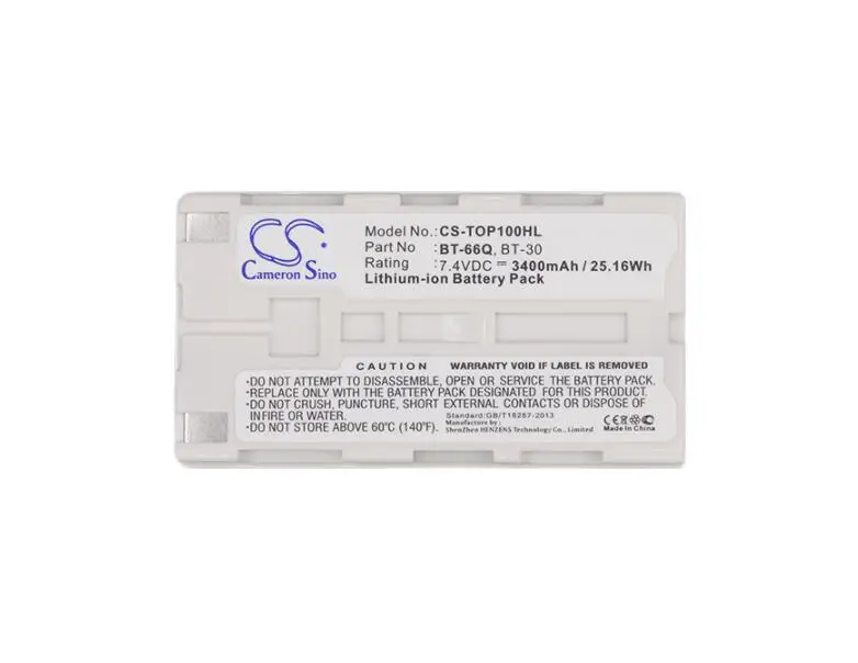 Cameron sino 3400 мА/ч, батарея для hioki LR8410 LR8510 LR8511 Z1007 для SOKKIA SHC250 сборщик данных SHC2500 сборщик данных