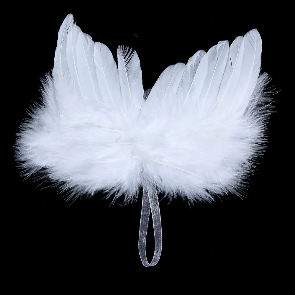 White Feather Hanging Angel Weihnachtsfeier Hochzeit Ornamente G7S0 Q C6J8