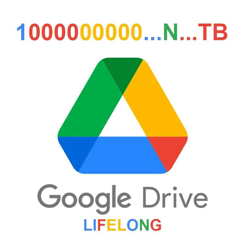 

Google Drive Unlimited Storage Upgrade your Personal Gmail Account lifetime cloud Instant Delivery 10 minute VS OneDrive