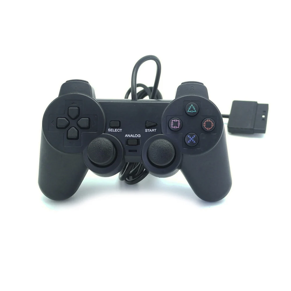 유선 게임 패드 소니 PS2 컨트롤러 만도 PS2/PS2 조이스틱 플레이 스테이션 2 진동 충격 조이패드 유선 USB PC ...