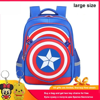 

Marvel Children Backpack Large Boy Girls Backpack Elementary School Backpack Waterproof Schoolbag Waterproof Children Schoolbag