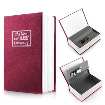 

4Color MIni Home Security Dictionary Key Book Safe/Lock Box/Storage/ Bank Cash Jewelry Creative Accessories Auto Decoration