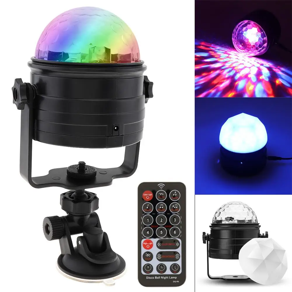

Remote Control LED DISCO Voice-Controlled Magic Ball Stage Effect Light for Nightlight Christmas Party Colorful stage light