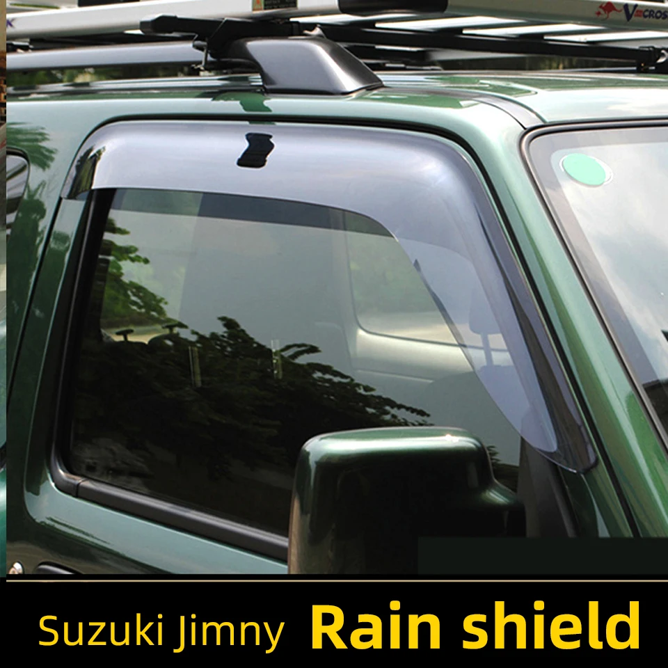 Rain shield Windows visor Side wind window deflectors visor Windshield on the Windows Accessories For Suzuki Jimny 2005-2020