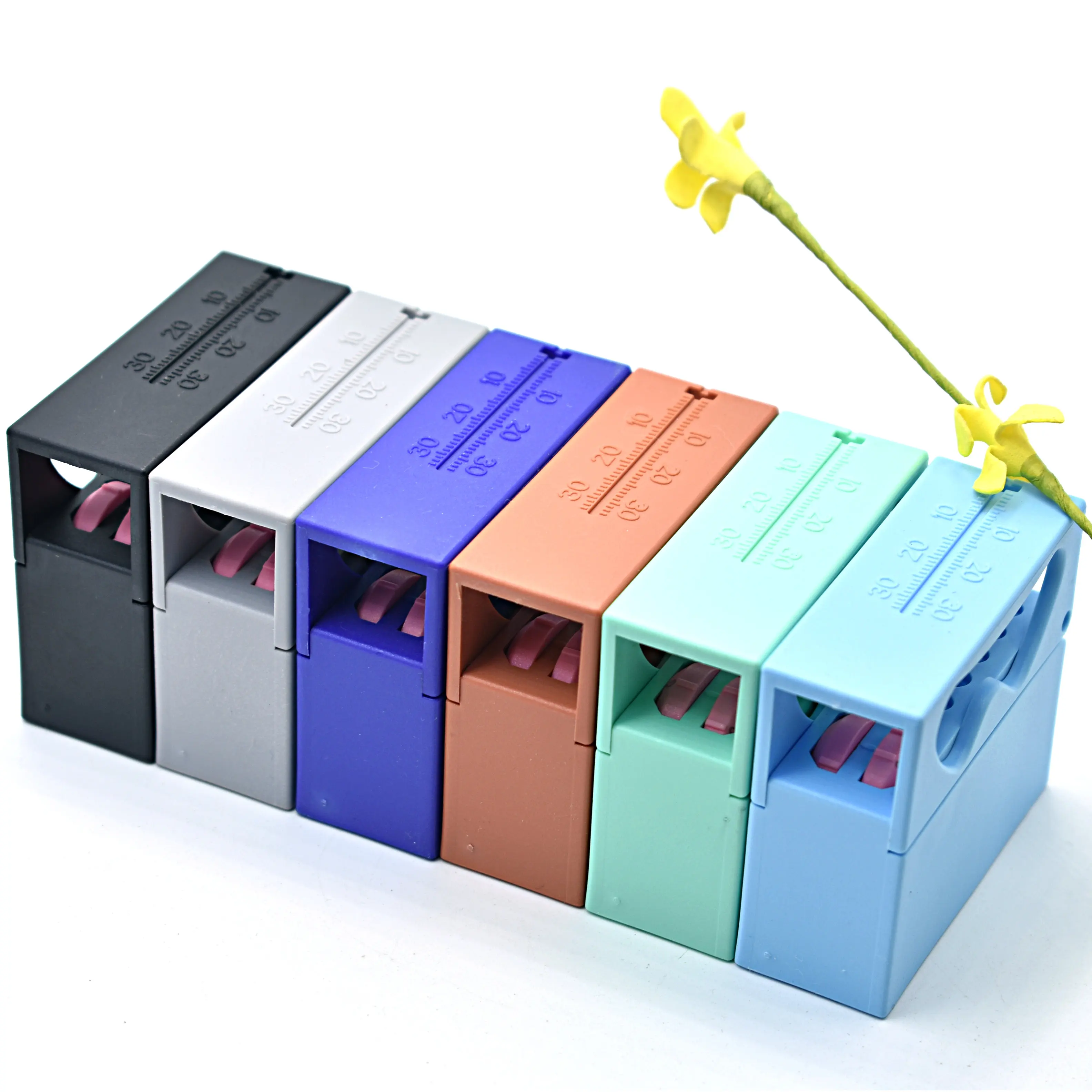 Porta Lime Endodontico Autoclavabile - Organizer Per File Dentali Con Conteggio Utilizzi, 18 Fori