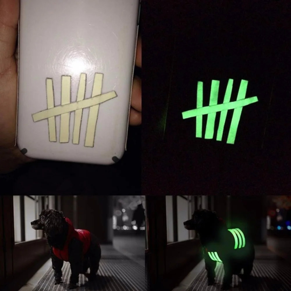 DIY светящаяся лента для домашних животных знак лестницы Предупреждение украшение дома лента длинная Фотолюминесцентная наклейка для ступенек ремесло безопасность светящаяся лента