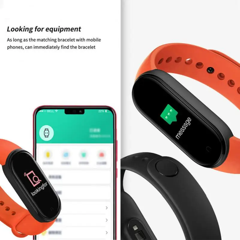 M5 Smart Bracelet Heart Rate Blood Pressure Health Waterproof Smart Watch With Pedometers Wristband Fitness Tracker