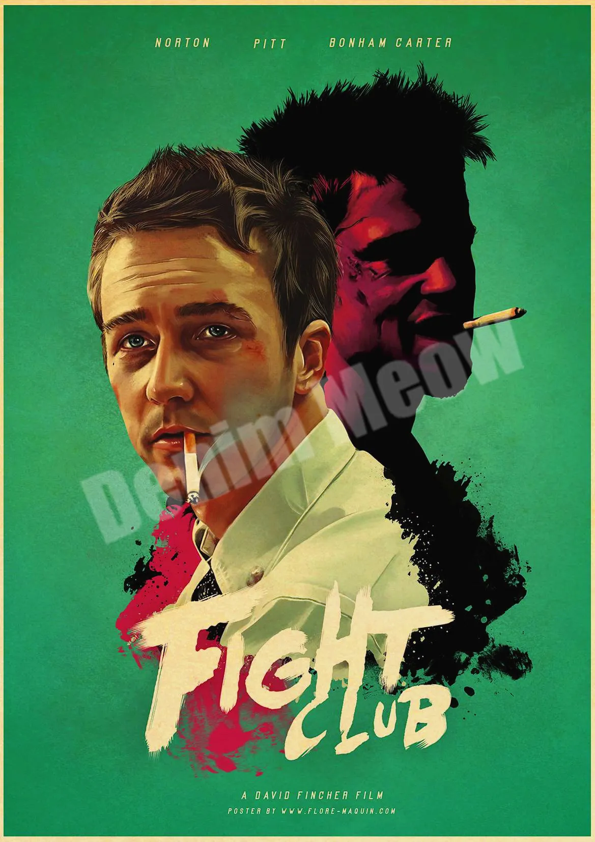 Классический фильм Fight Club/целлюлозно-фантастический/Kill Bill плакат винтажные металлические жестяные настенный знак-наклейка для гостиной украшения дома MN137