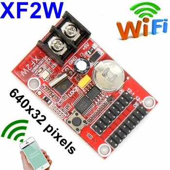 

Kaler XF2W wifi LED control card 640*32 pixels p10 Panel Module LED sign controller support Android,phone,Pad sending message