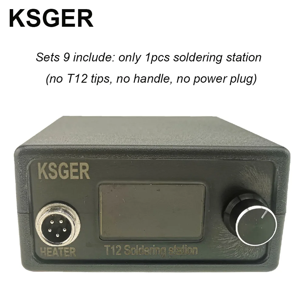 portable arc welder KSGER T12 Soldering Station STM32 V3.1S  DIY OLED Tools Soldering T12 Iron Tips ABS Case 907 Handle Auto-sleep rework station Welding Equipment