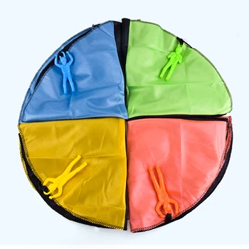 

Game Funny Children Hand Throwing Parachute Toy Outdoor Play Soldier Educational Sports Gift Mini Imitate Kids
