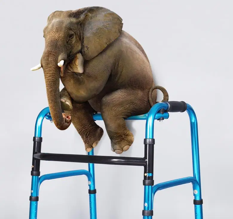 Складные принадлежности для пожилых людей из алюминиевого сплава