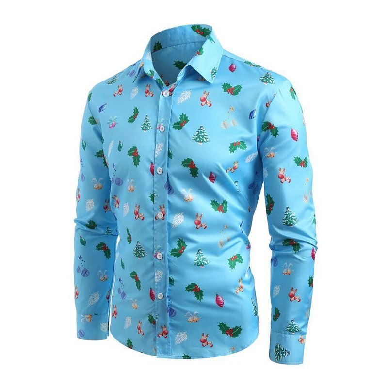 Новогодние майки, блуза, топ, Осень-зима, Blusa Mujer, мужские, тонкие, рождественские, с принтом, для фитнеса, джемпер, рождественский подарок, блузка с длинным рукавом