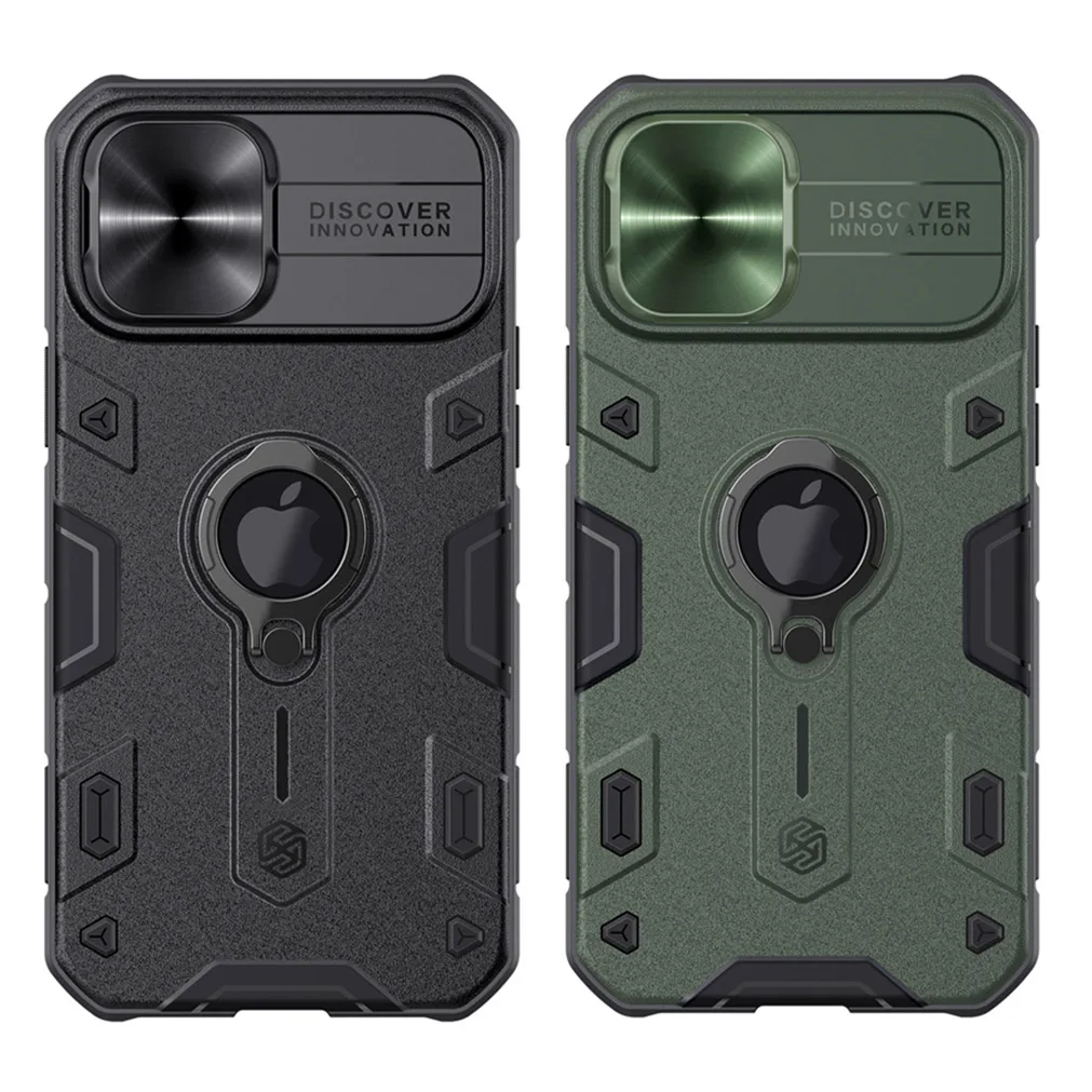 Nillkin For iPhone 12 Pro Max Mini Camshield Armor Cover Slide Camera Protection Case Sliding gift Phone Cover